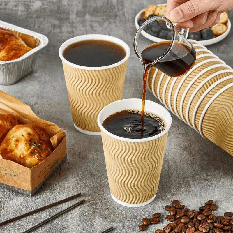 Ripple Wall Coffee Cups