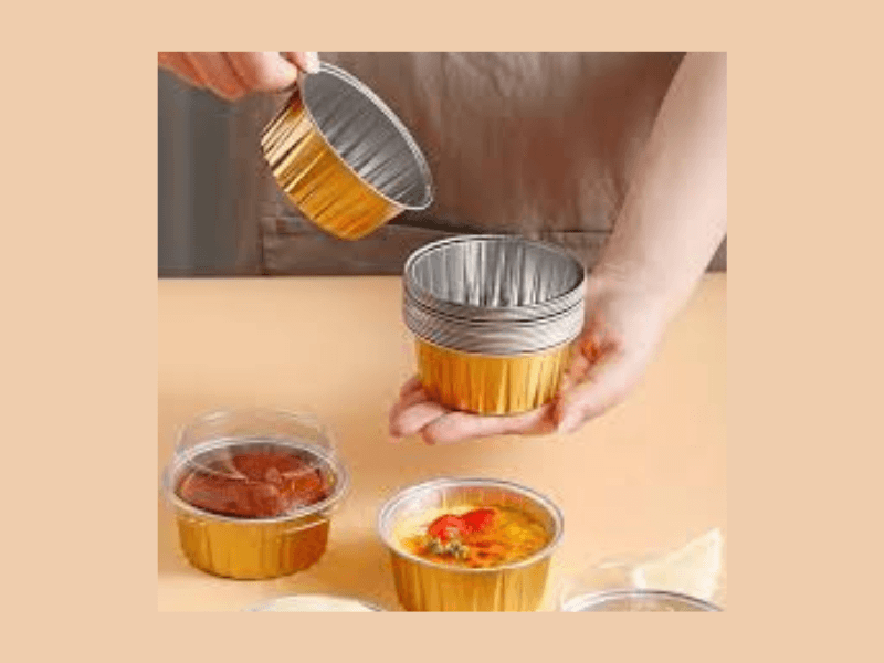 Round Aluminum Containers