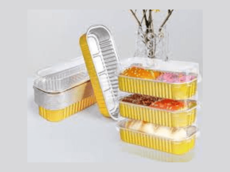 Square Aluminum Containers